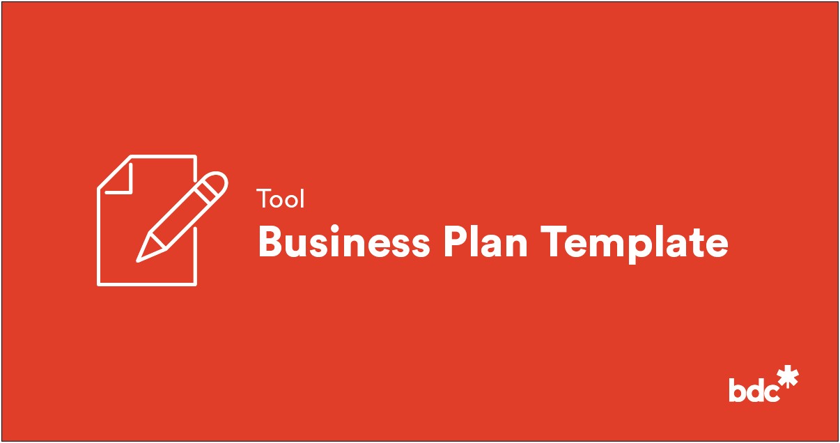 Small Business Loan Business Plan Template