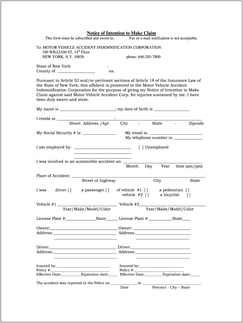 Small Claims Letter Of Intent Template