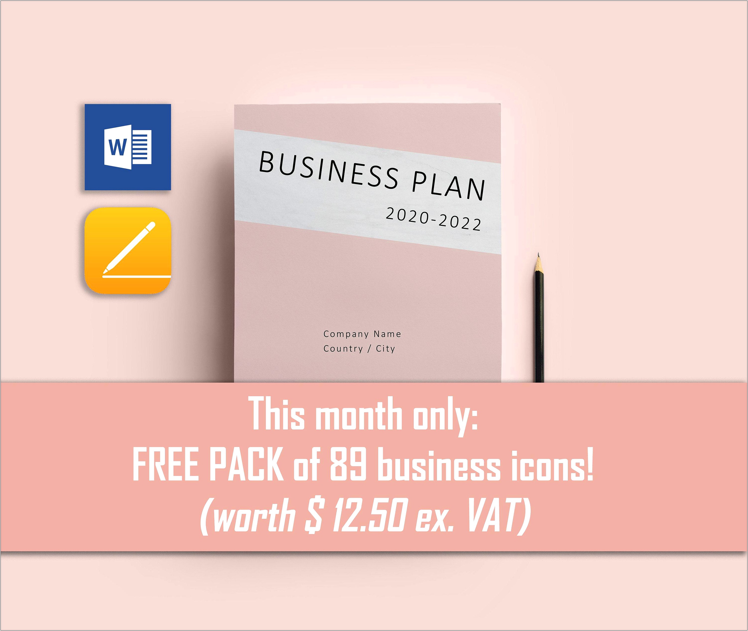 Small Start Up Business Plan Template