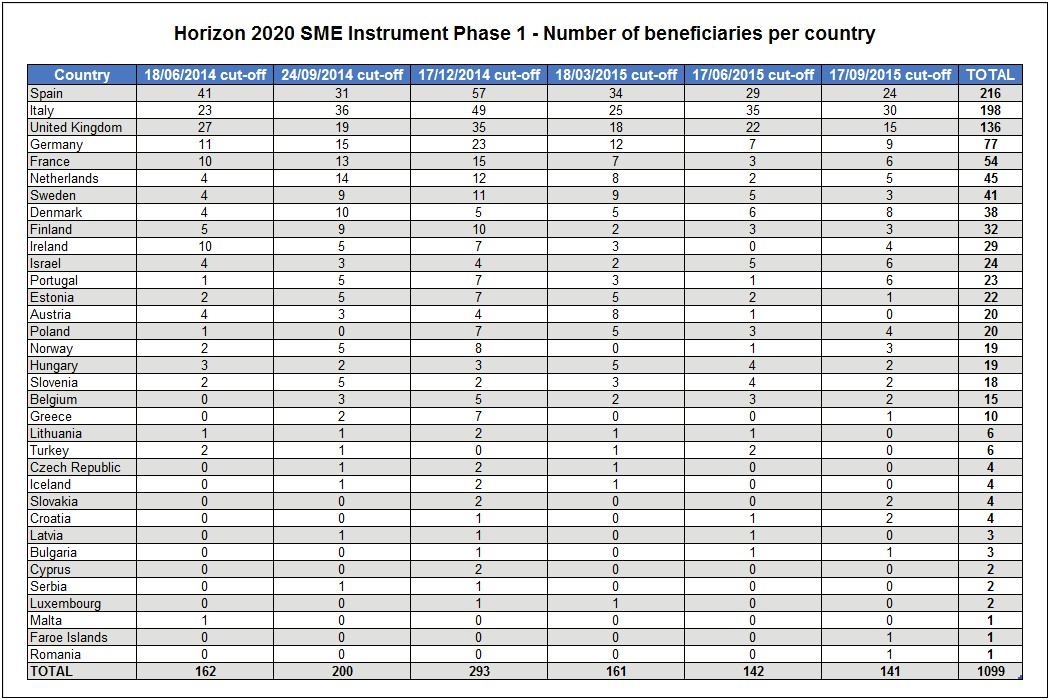 Sme Instrument Phase 1 Template Word