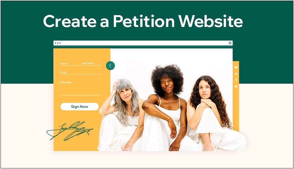 Social Cause Petition Template Microsoft Word