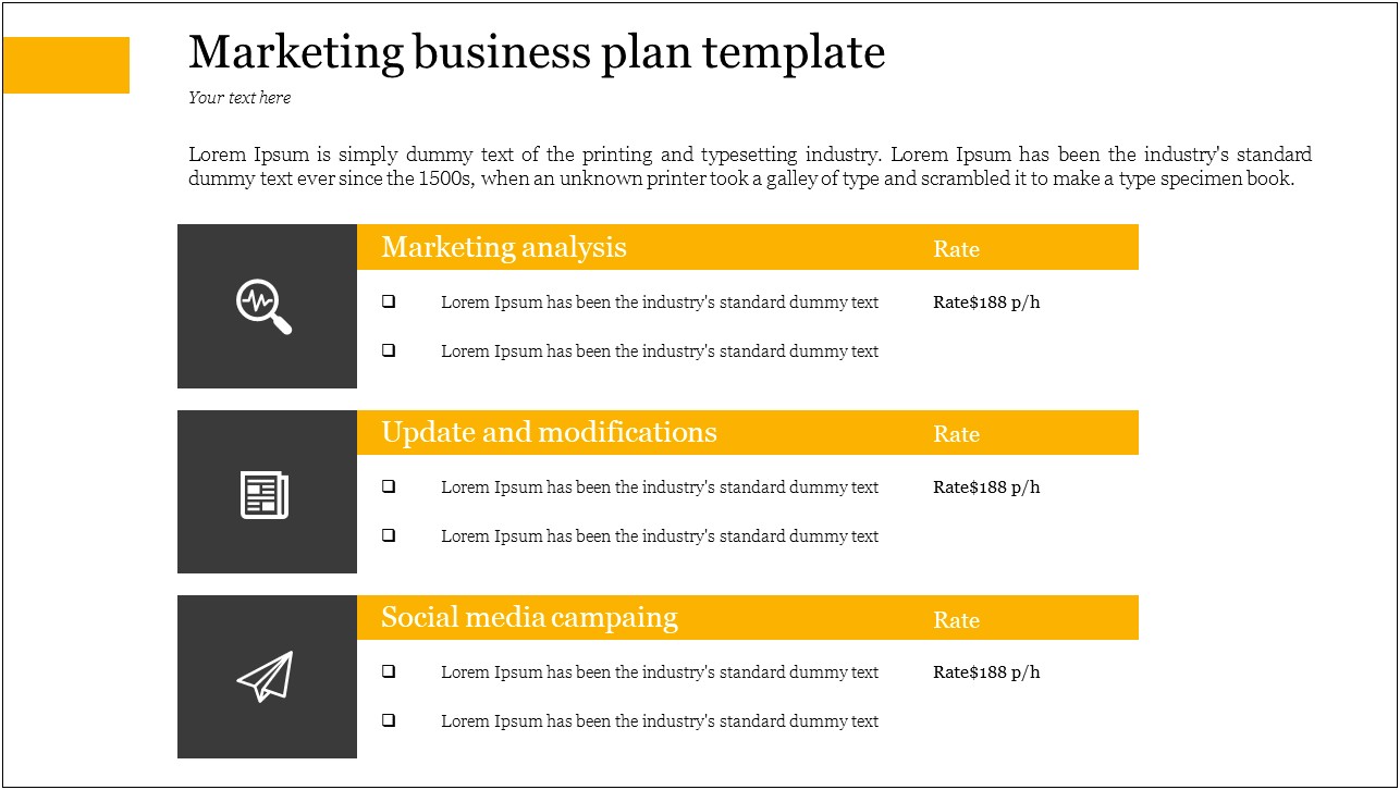 Social Media Agency Business Plan Template