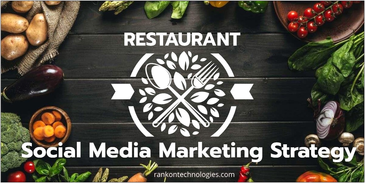 Social Media Marketing Plan Restaurant Template