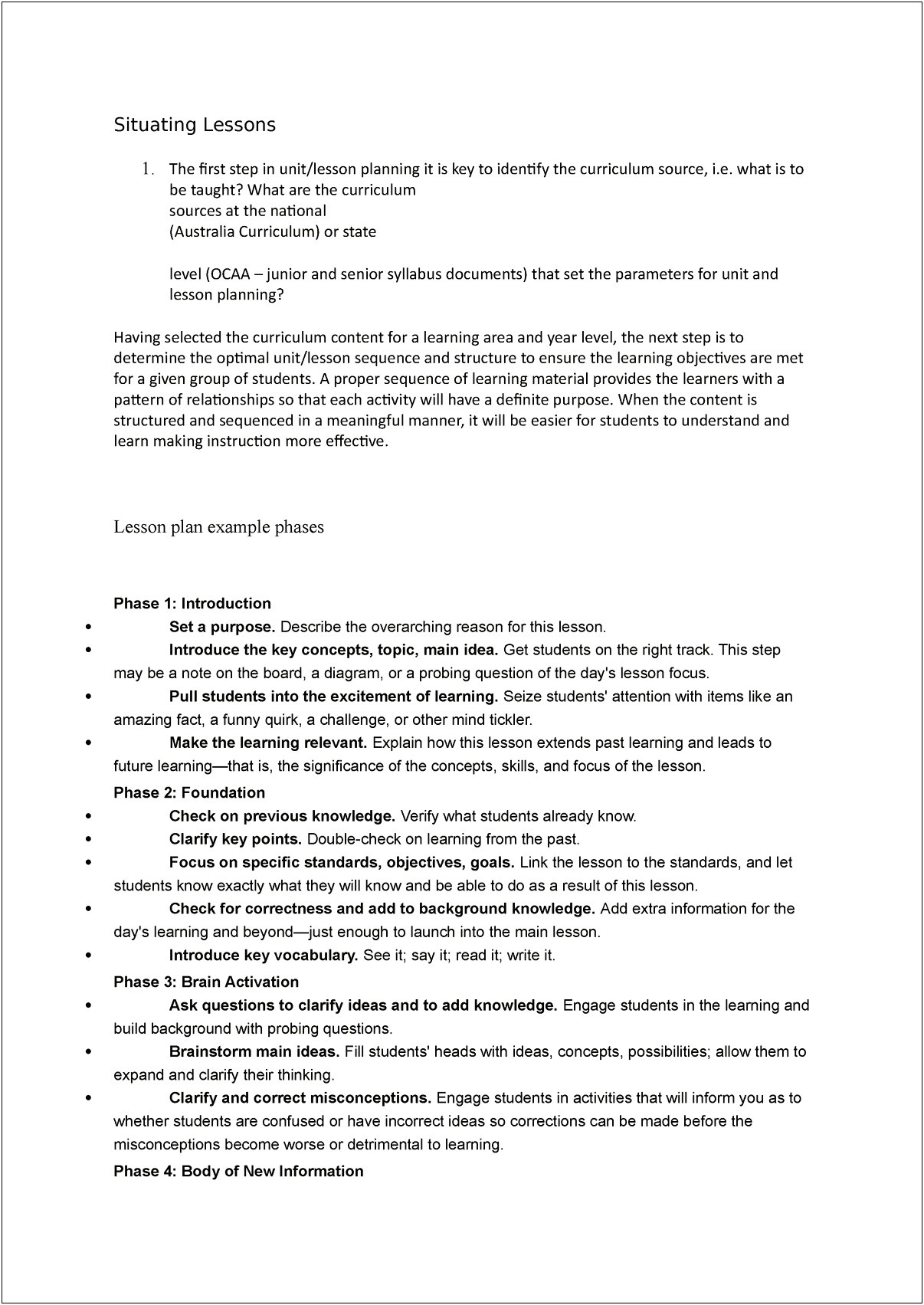 Southern Connecticut State University Unit Plan Template