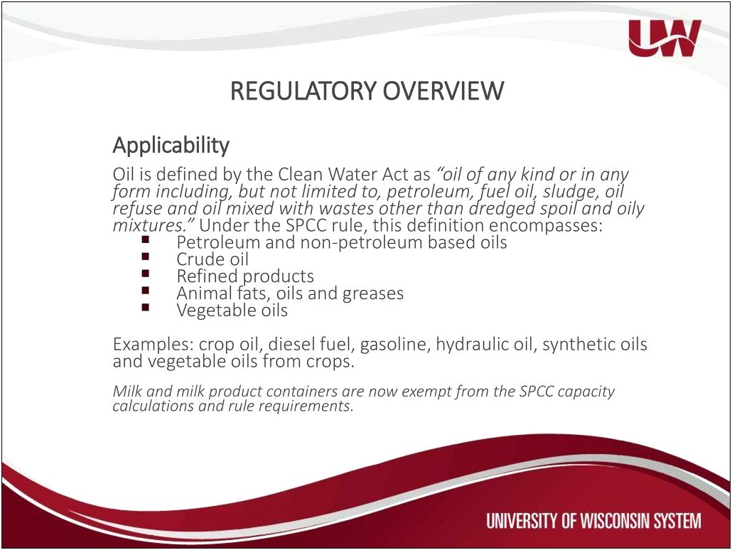 Spill Prevention Control Countermeasure Plan Template