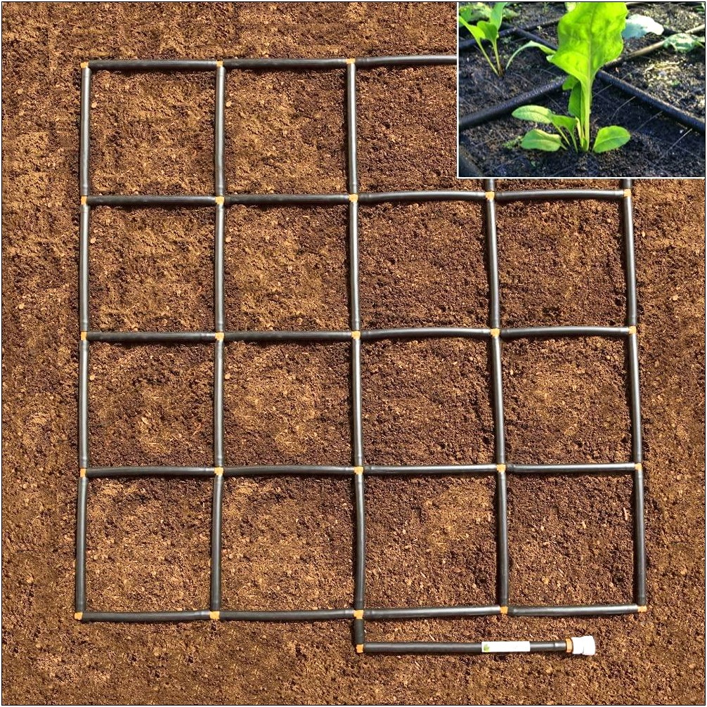 Square Foot Garden Plan 8x8 Printable Template