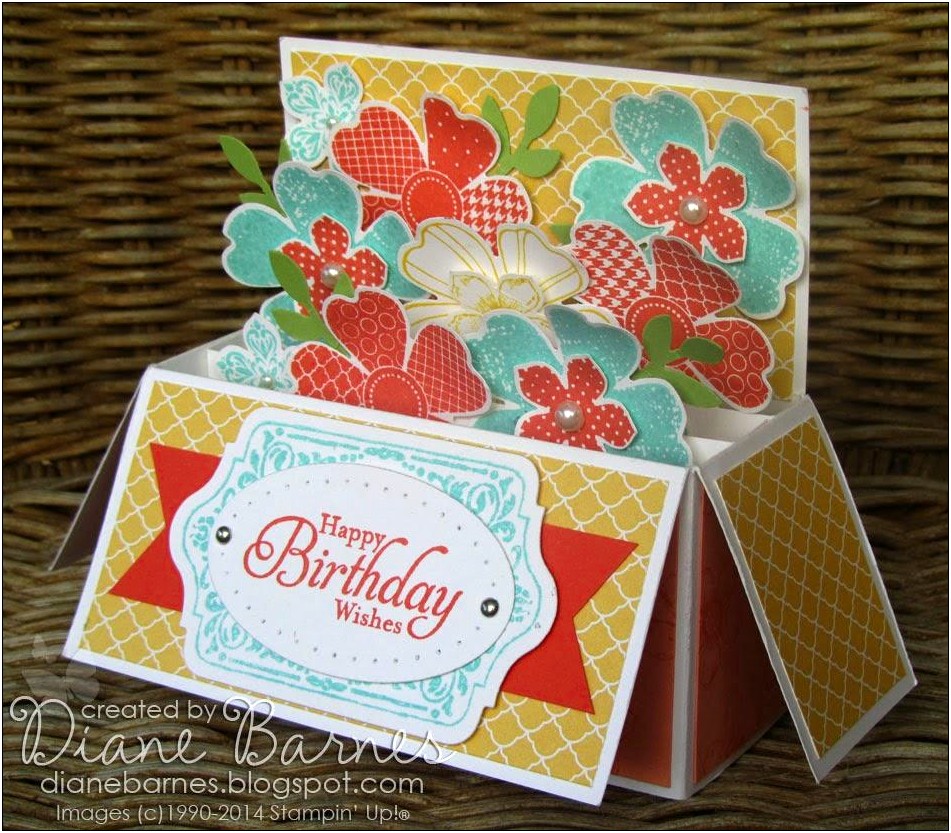 Stampin Up Card In A Box Template