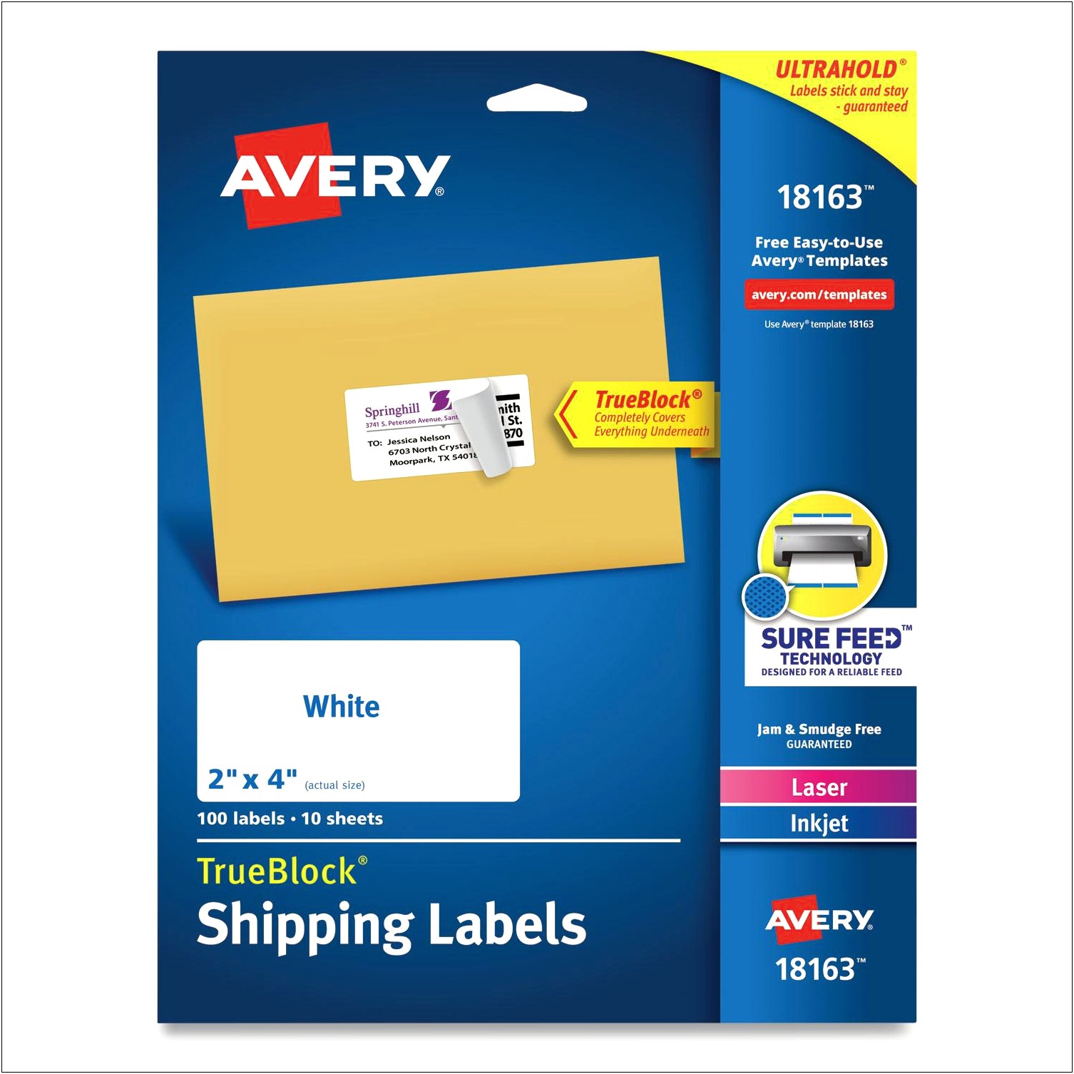 Staples White Mailing Labels Template Word