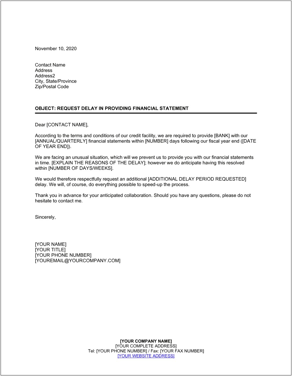 Statement Of Earnings Request Letter Template