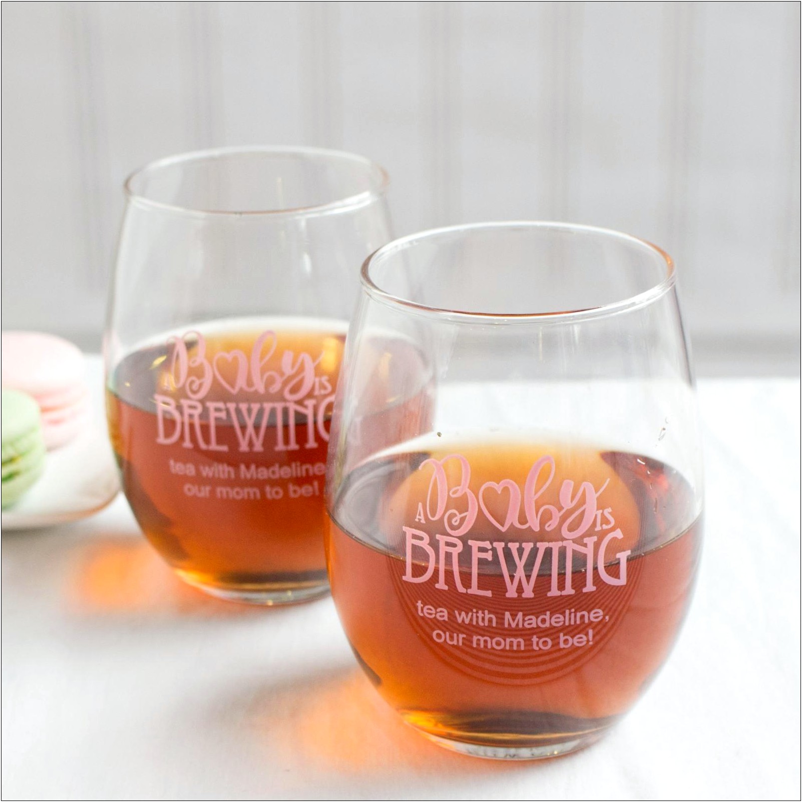 Stemless Wine Glass Cricut Word Template