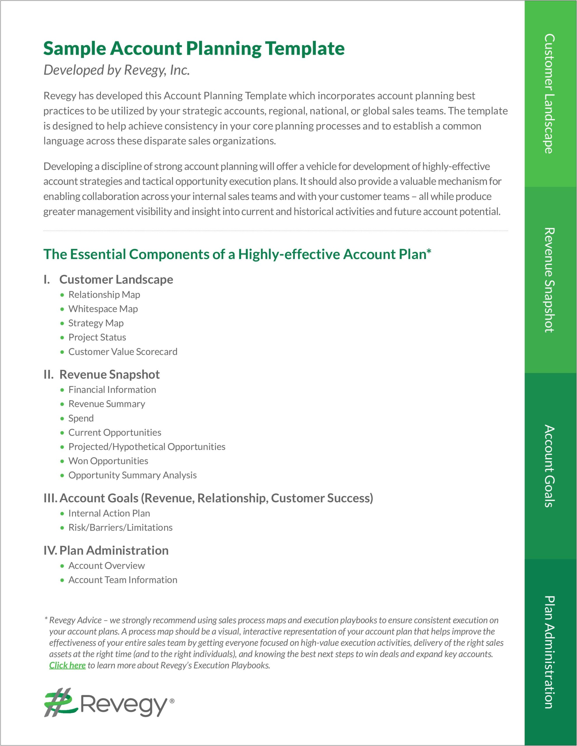 Strategic Accont Management Action Plan Template