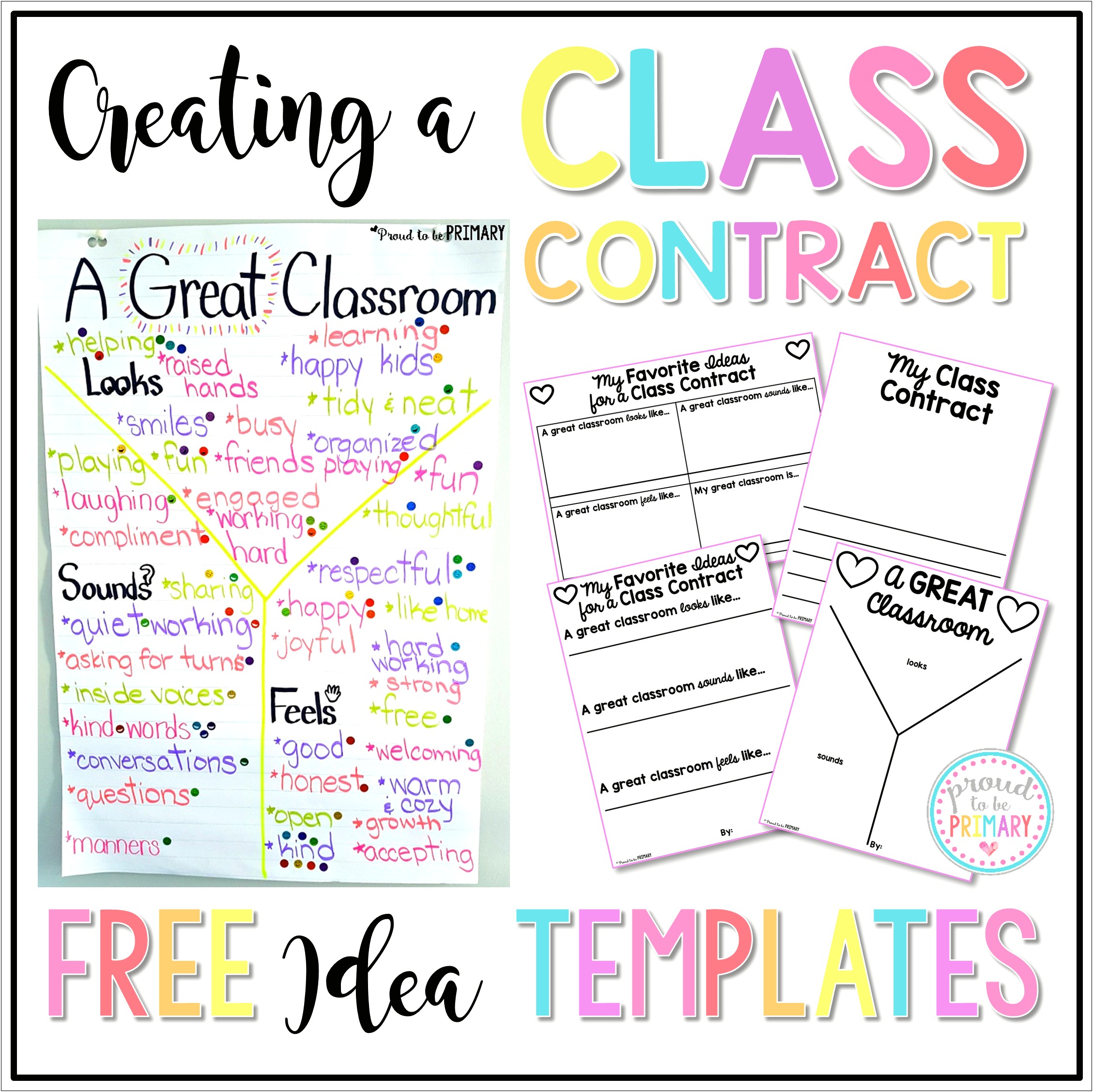 Student Class Rules Lesson Plan And Contract Template