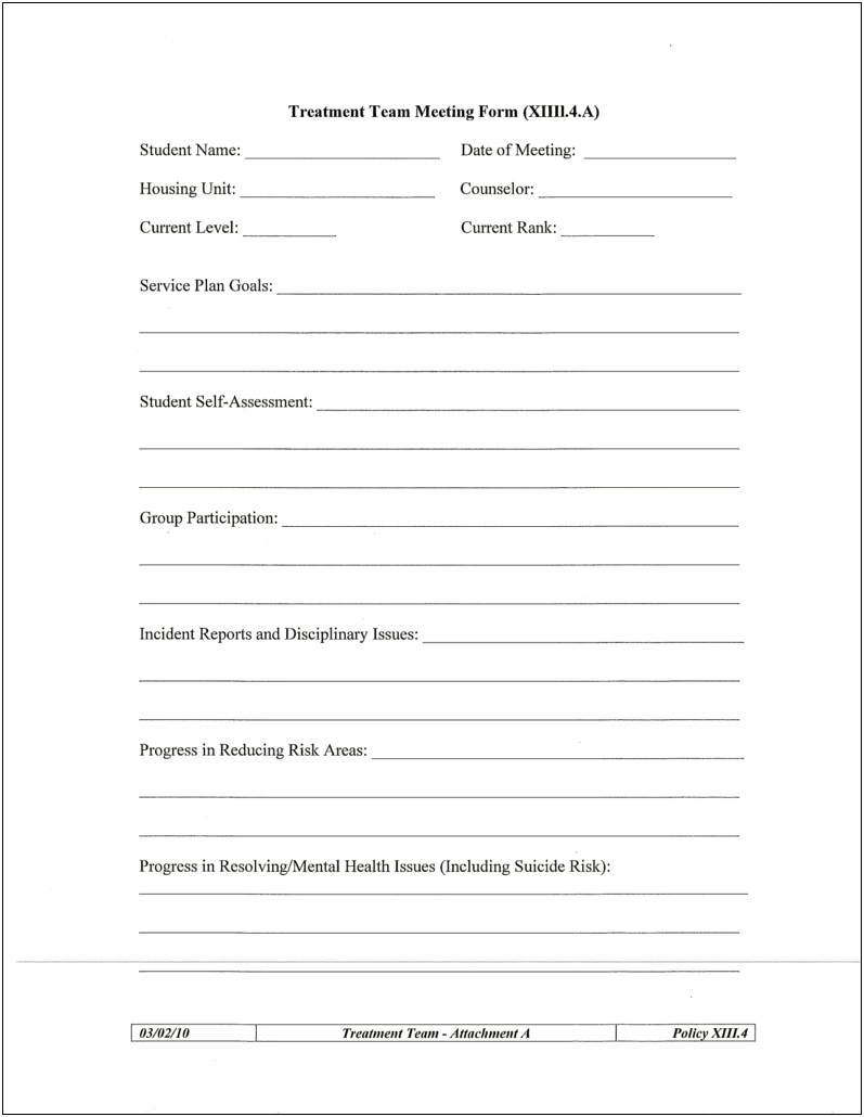 Substance Abuse Treatment Plan Template Pdf