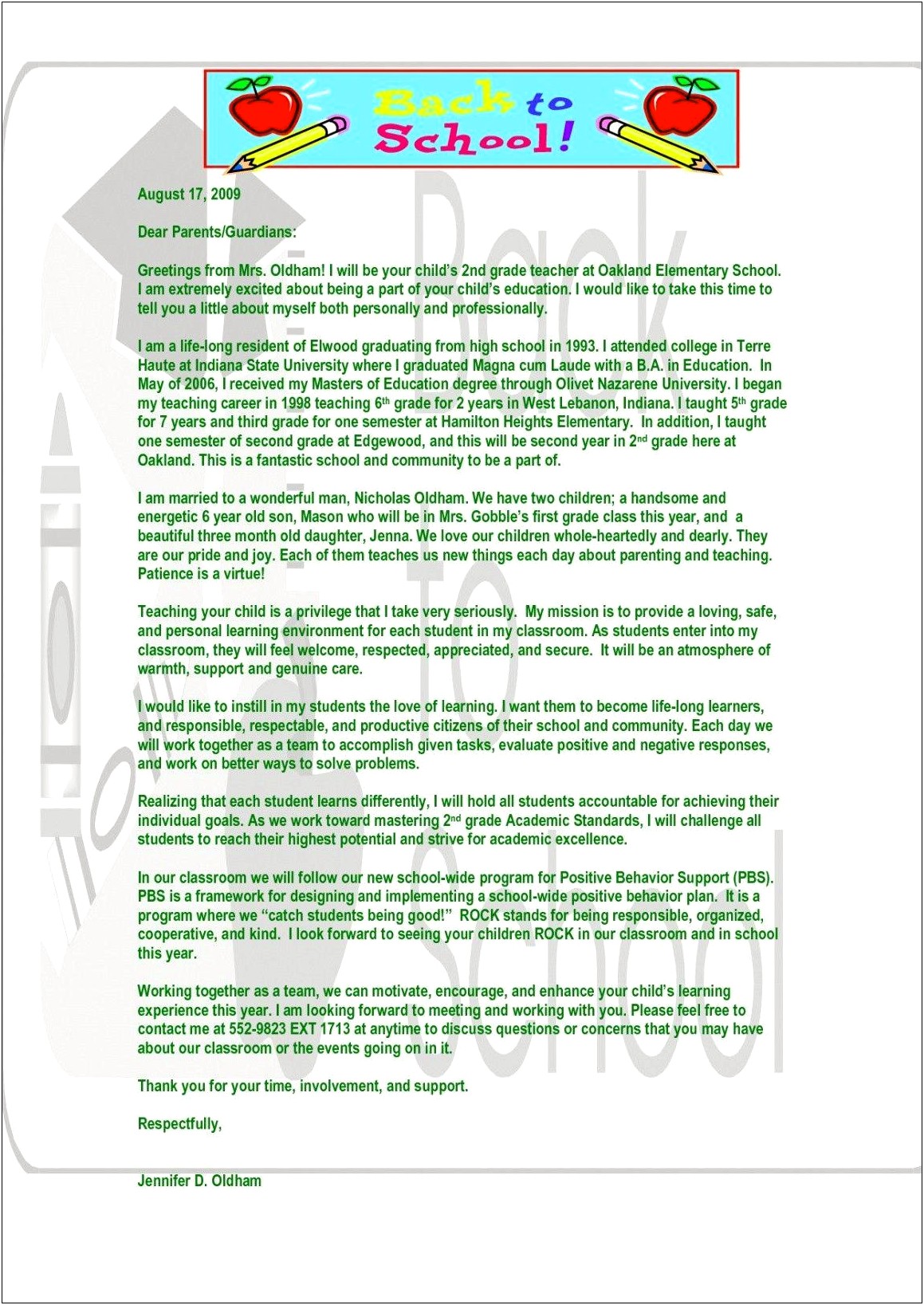 Supporting Teachers With Trauma Care Email Letter Template