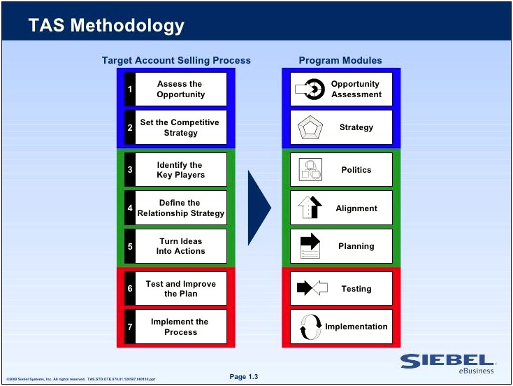 Target Account Selling Opportunity Plan Template