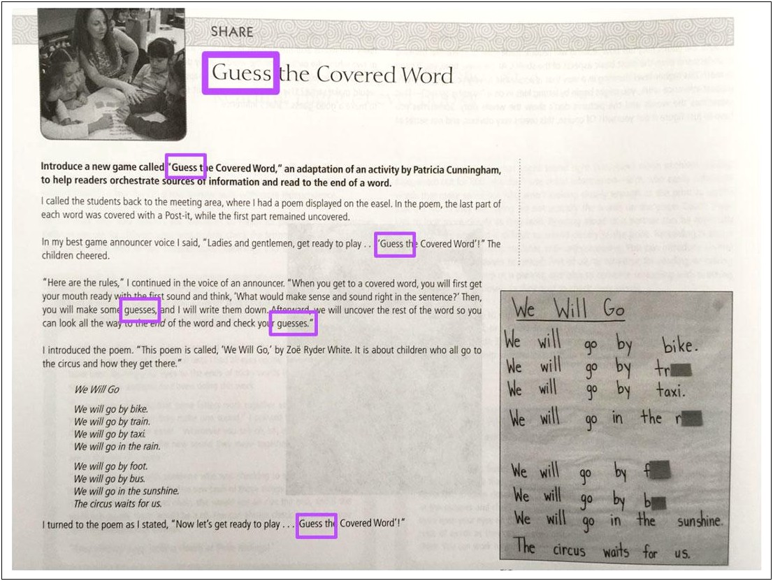 Tc We Are Readers Lesson Plan Template