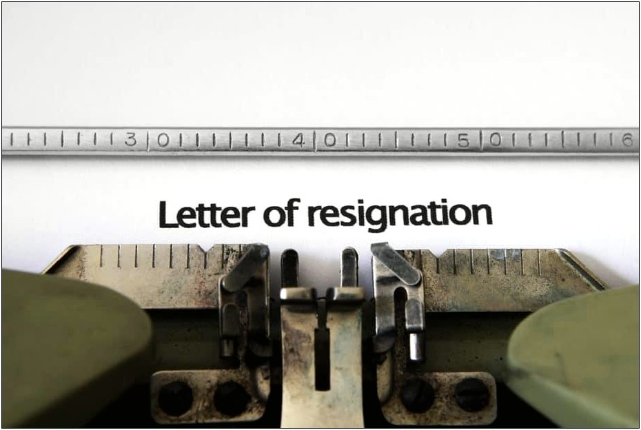 Template Board Resignation Letter Non Profit