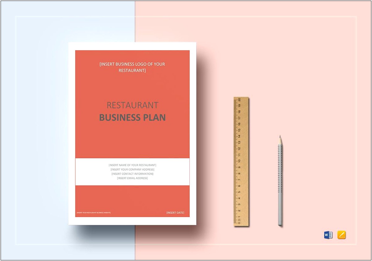 Template For A Restaurant Business Plan