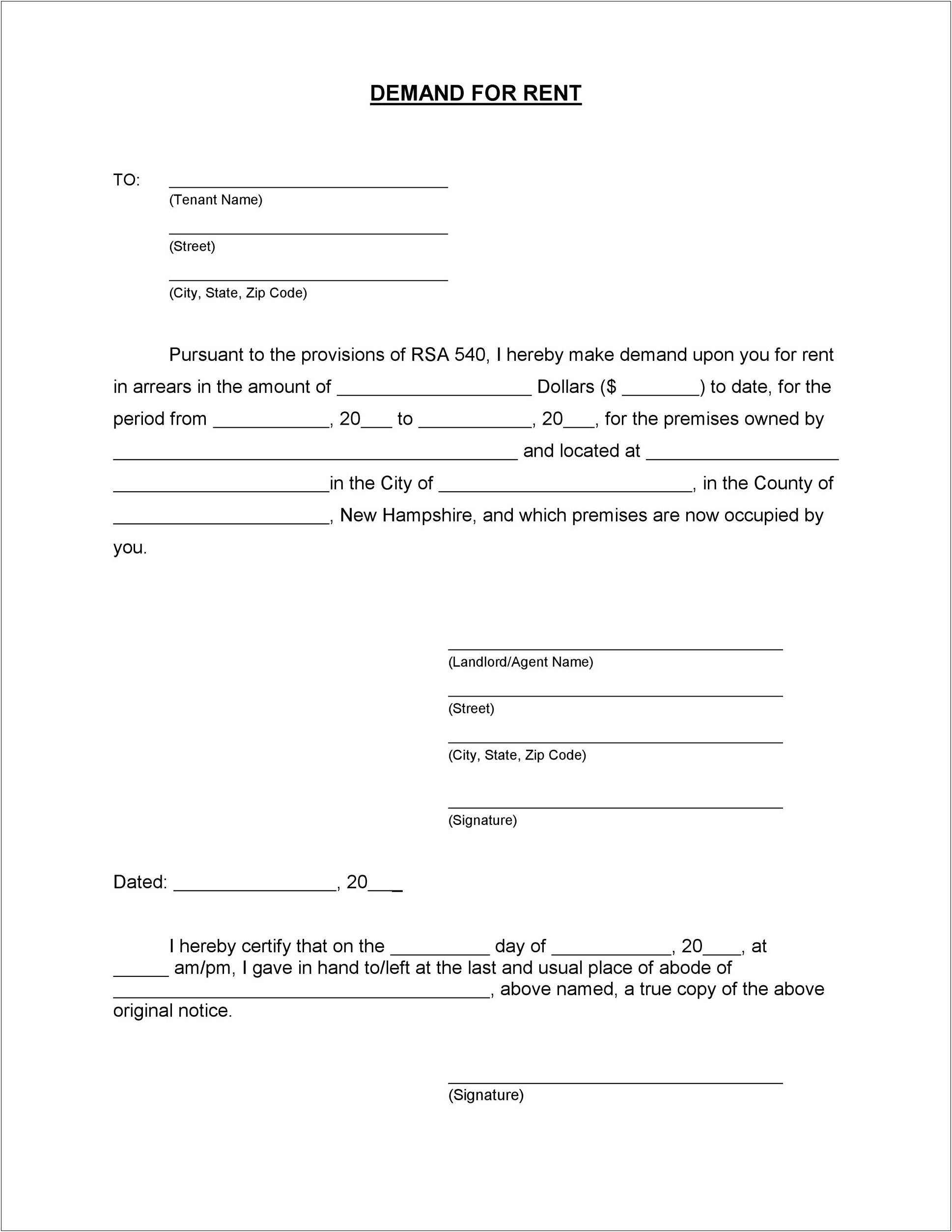 Template For Auto Accident Demand Letter