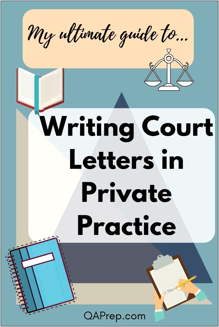 Template For Court Letter For Therapy