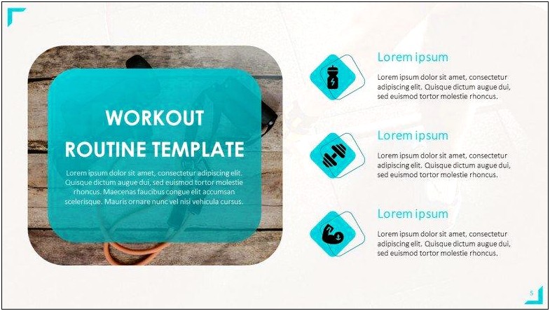 Template For Devloping A Workout Plan