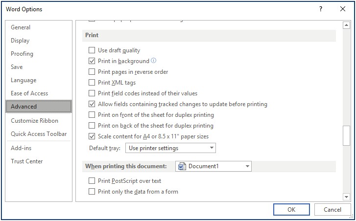 Template For Formatting And Printing Microsoft Word