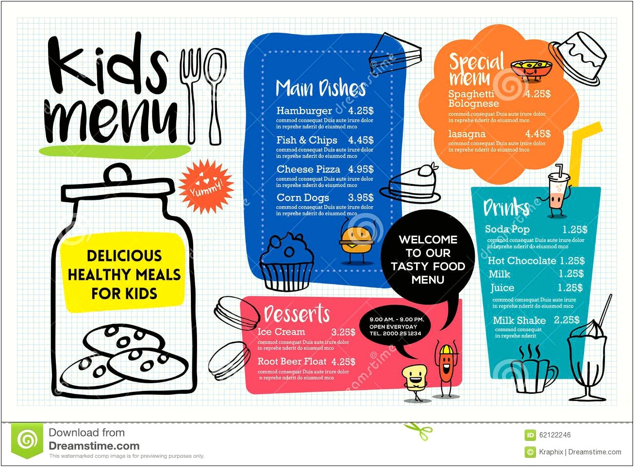 Template For Kids Brochure On Word