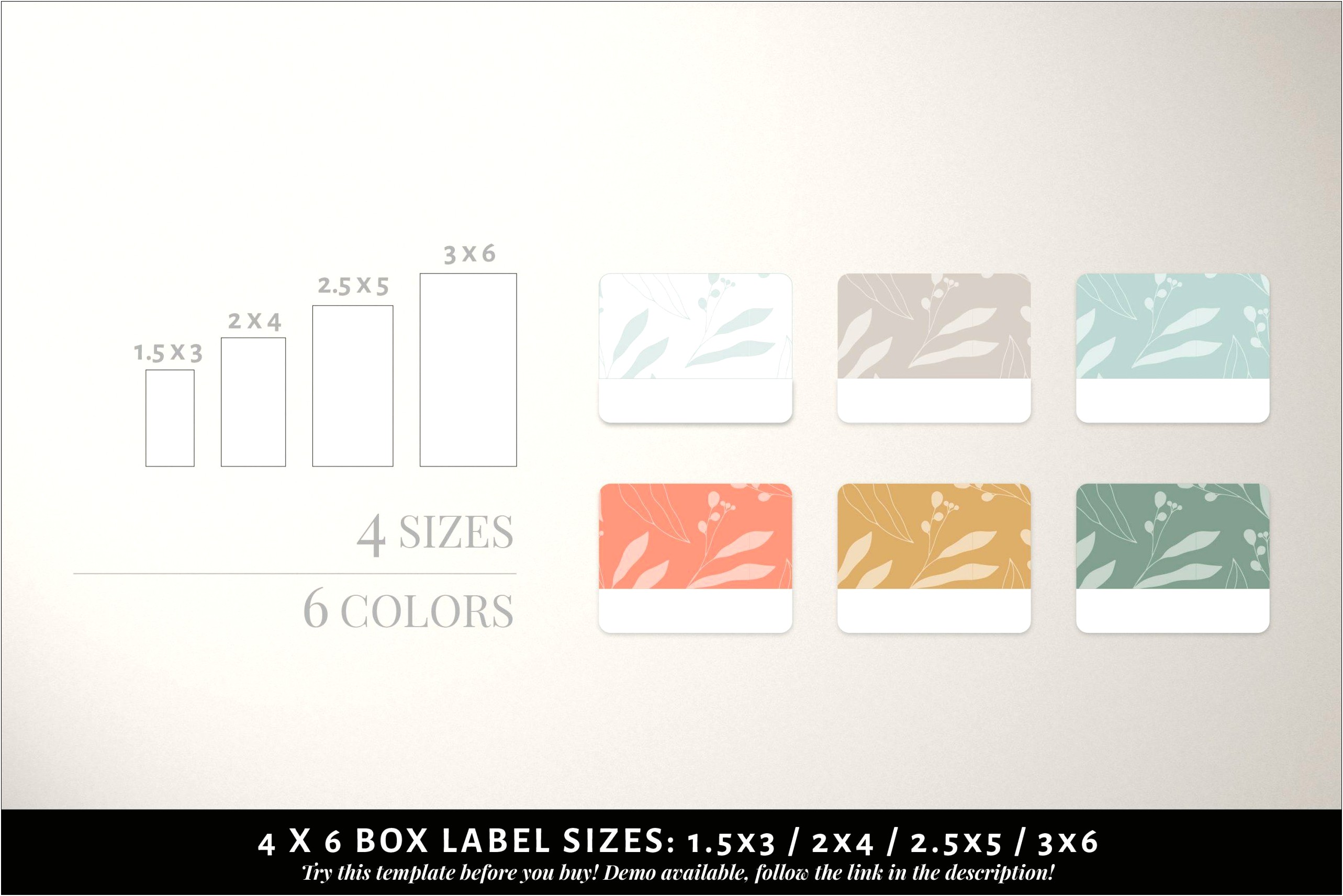 Template For Labels On Letter Size 3x6