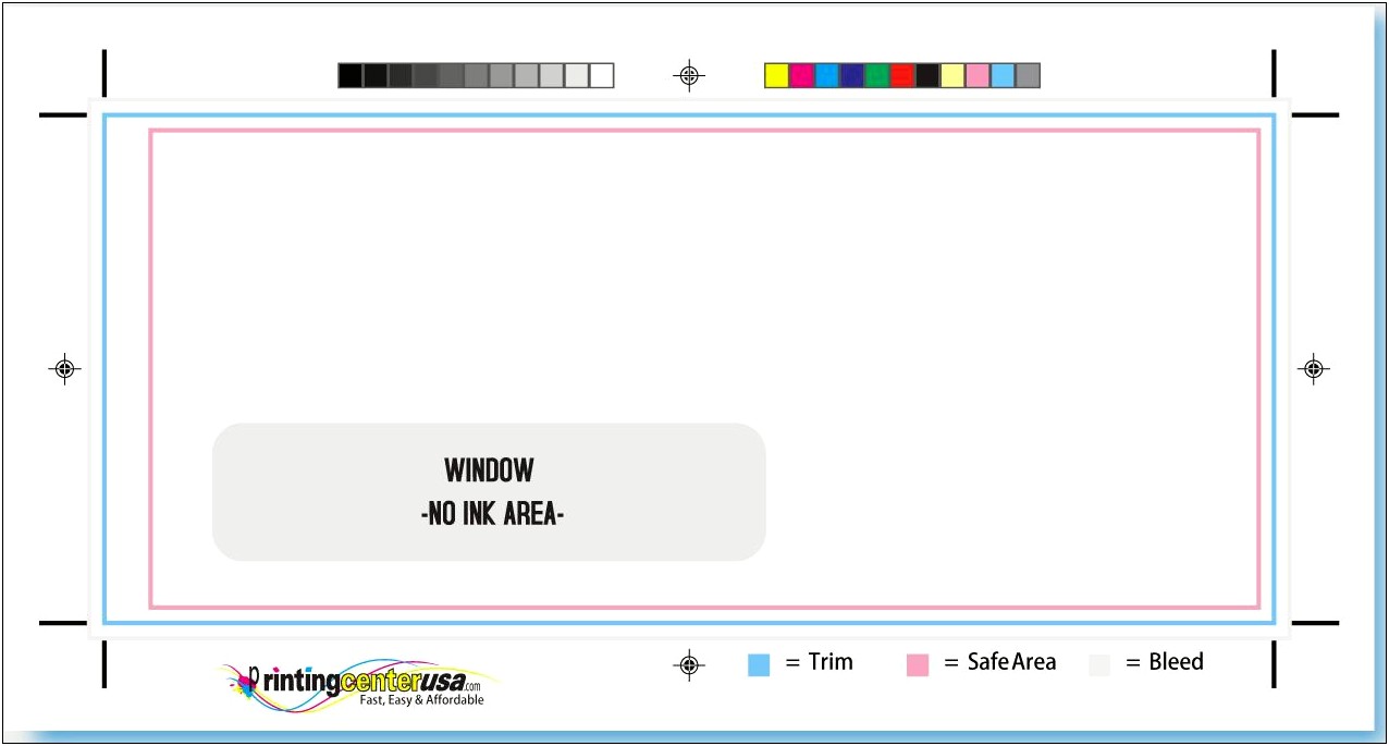 Template For Letter For Window Envelope