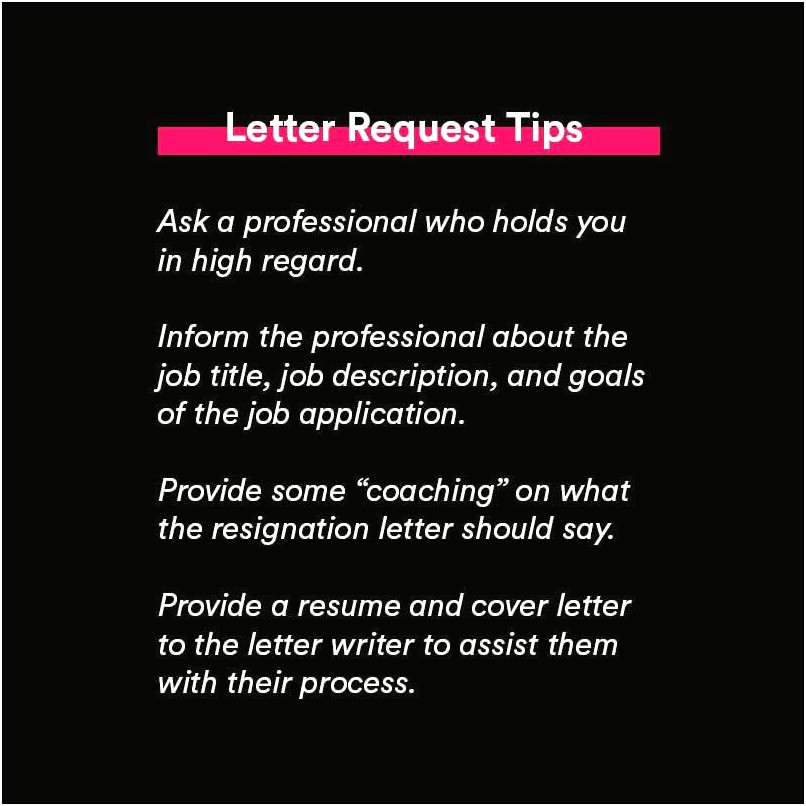 Template For Letter Of Request For Recommendation Letter