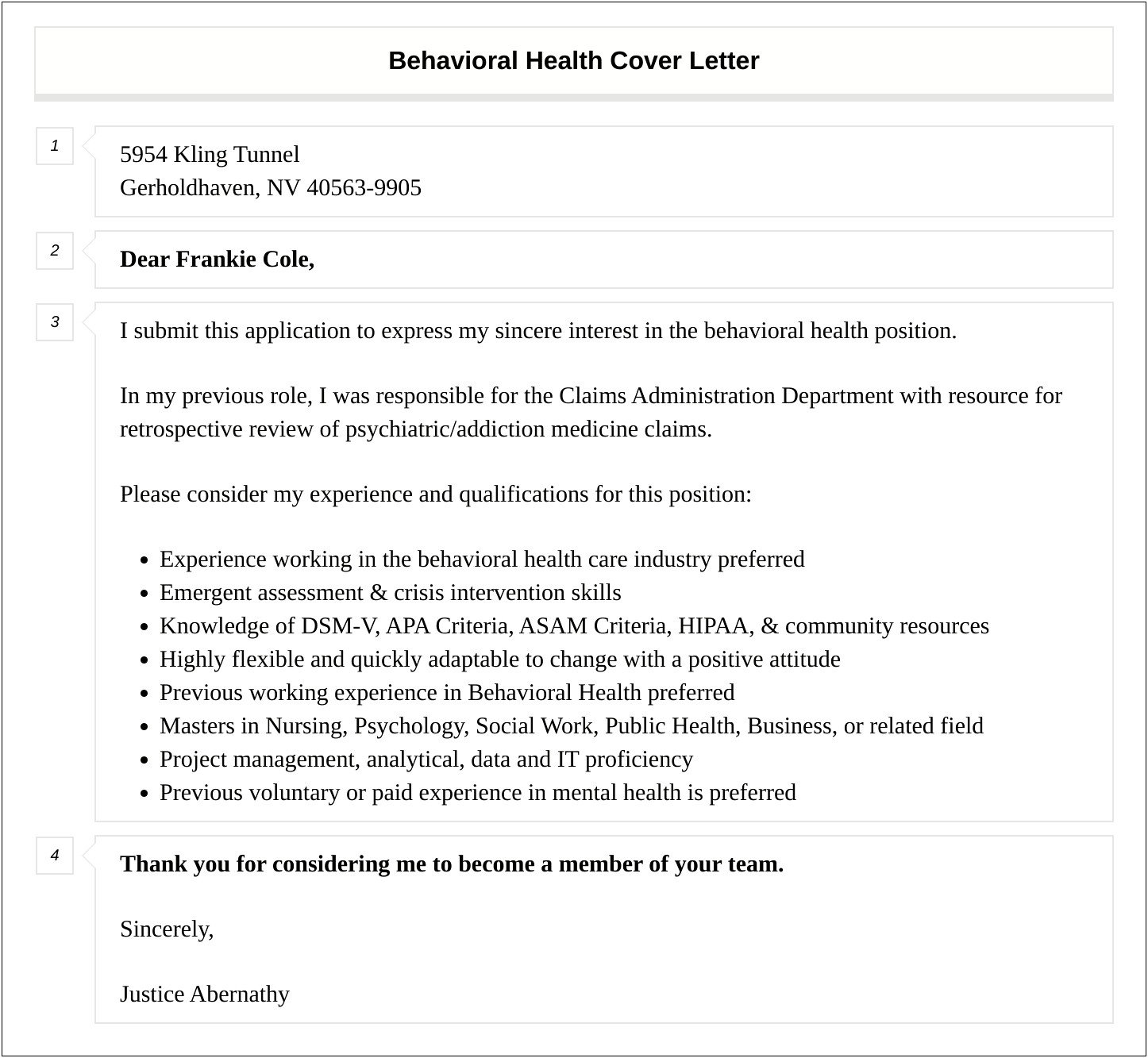 Template For Mental Health Assessment Letter