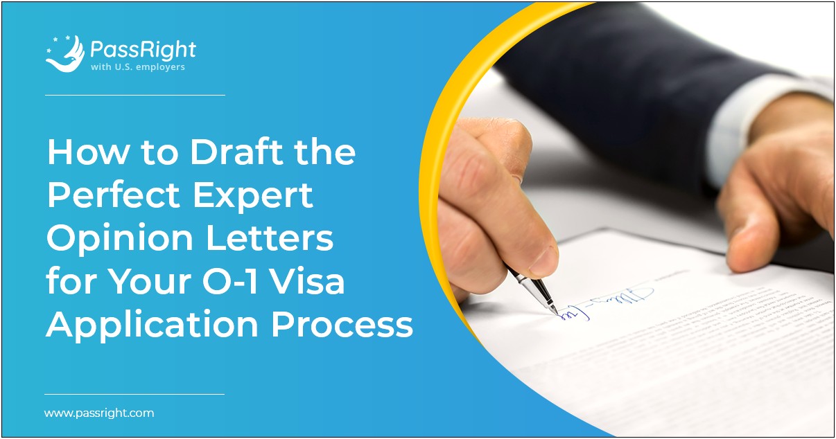 Template For Reference Letter For O1 Visa