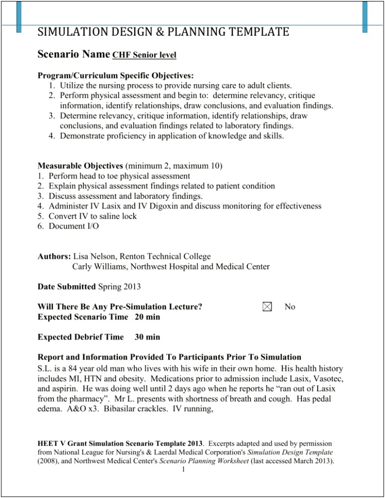 Template For Senior Center Evaluation Plan