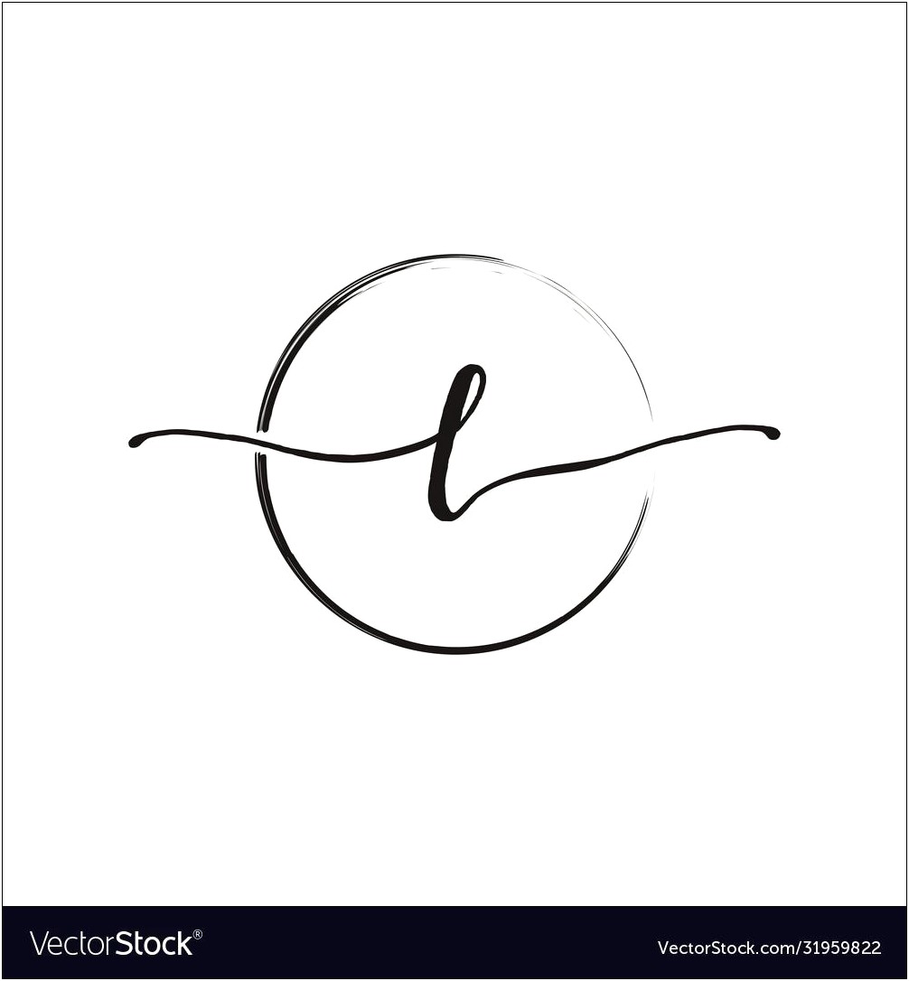 Template For The Cursive Letter L