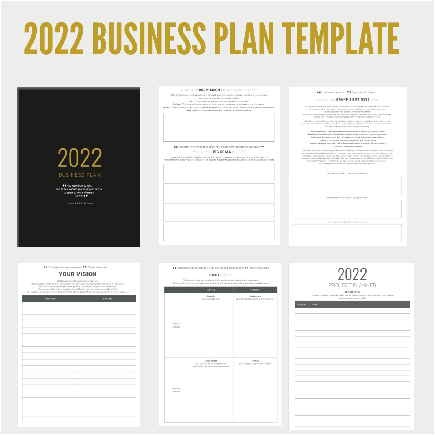 Template For Writing A Bands Business Plan