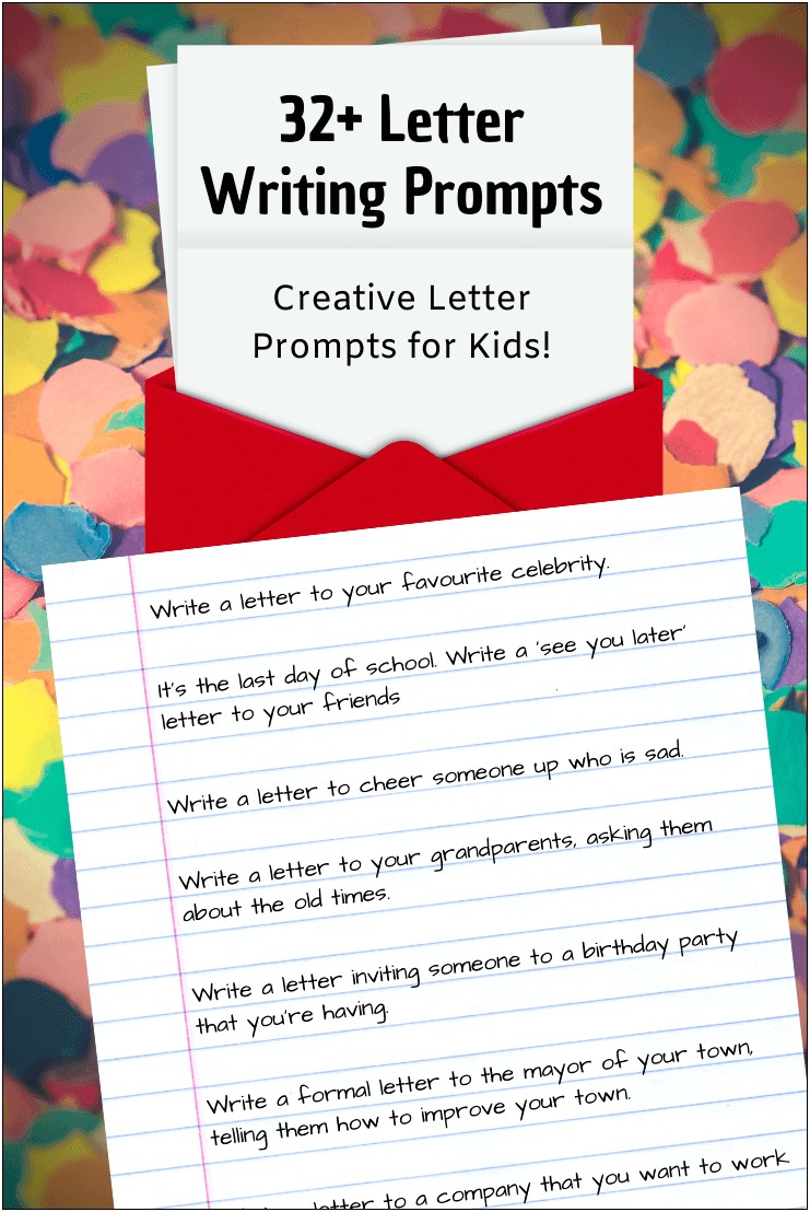 Template For Writing A Letter For Grade 5