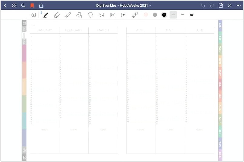 Template For Yearly Class Chedule Plan