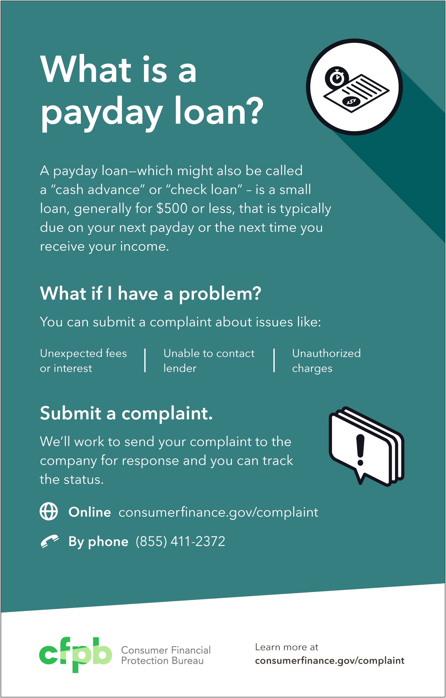 Template Letter For Payday Loan Company