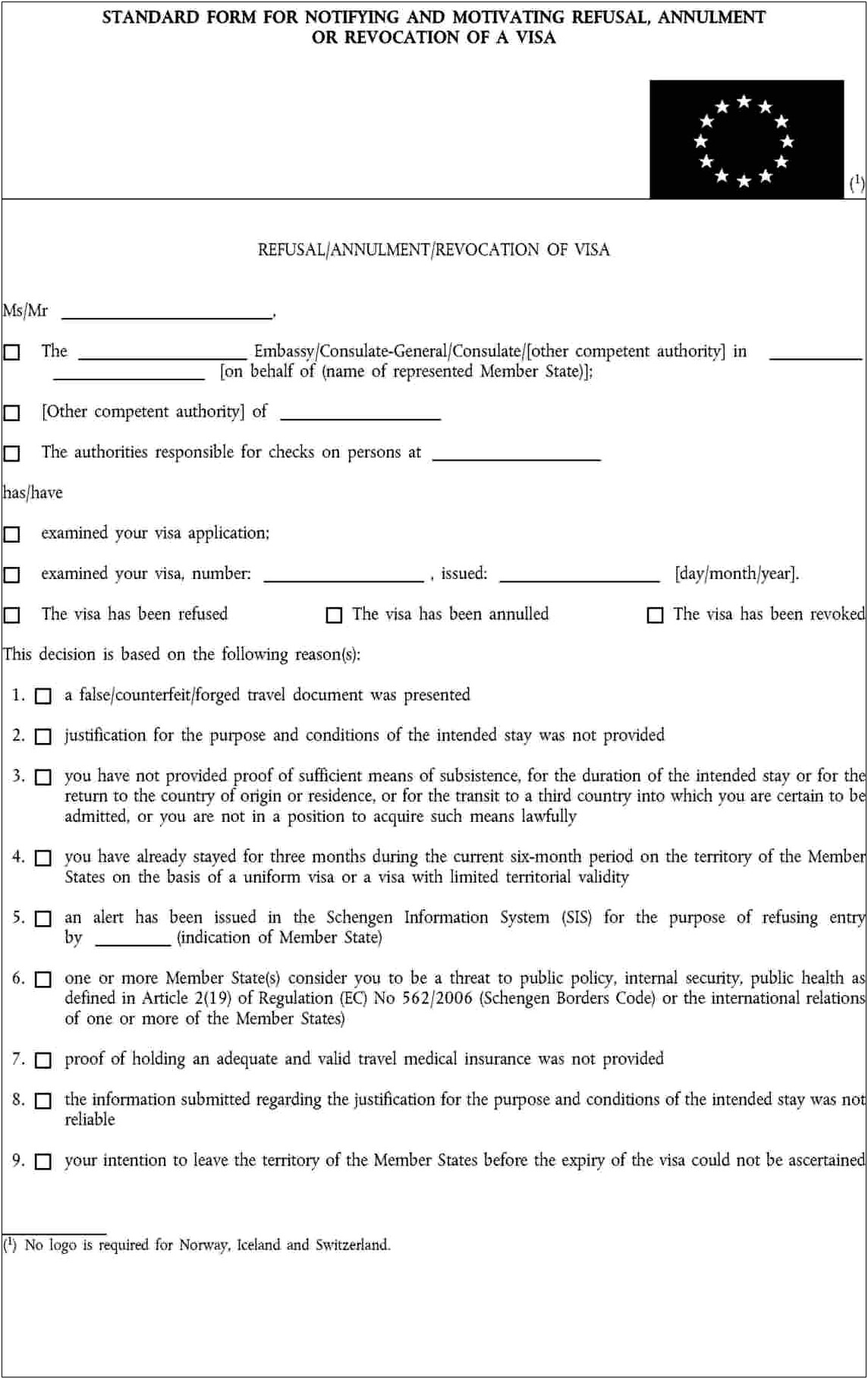 Template Letter For Reentry Permit For Humanitarian