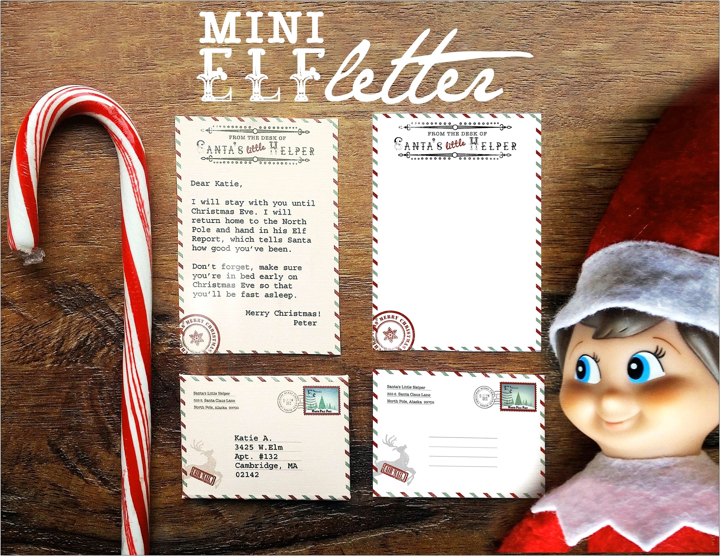 Template Letter From Elf On The Shelf