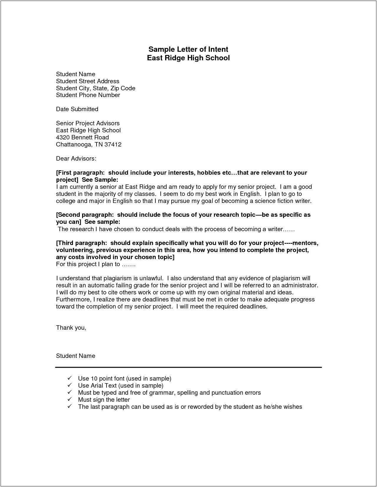 Template Letter Of Intent To Do Business