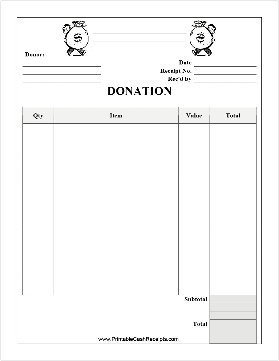 Template Of A 501c3 Acknowledgement Letter