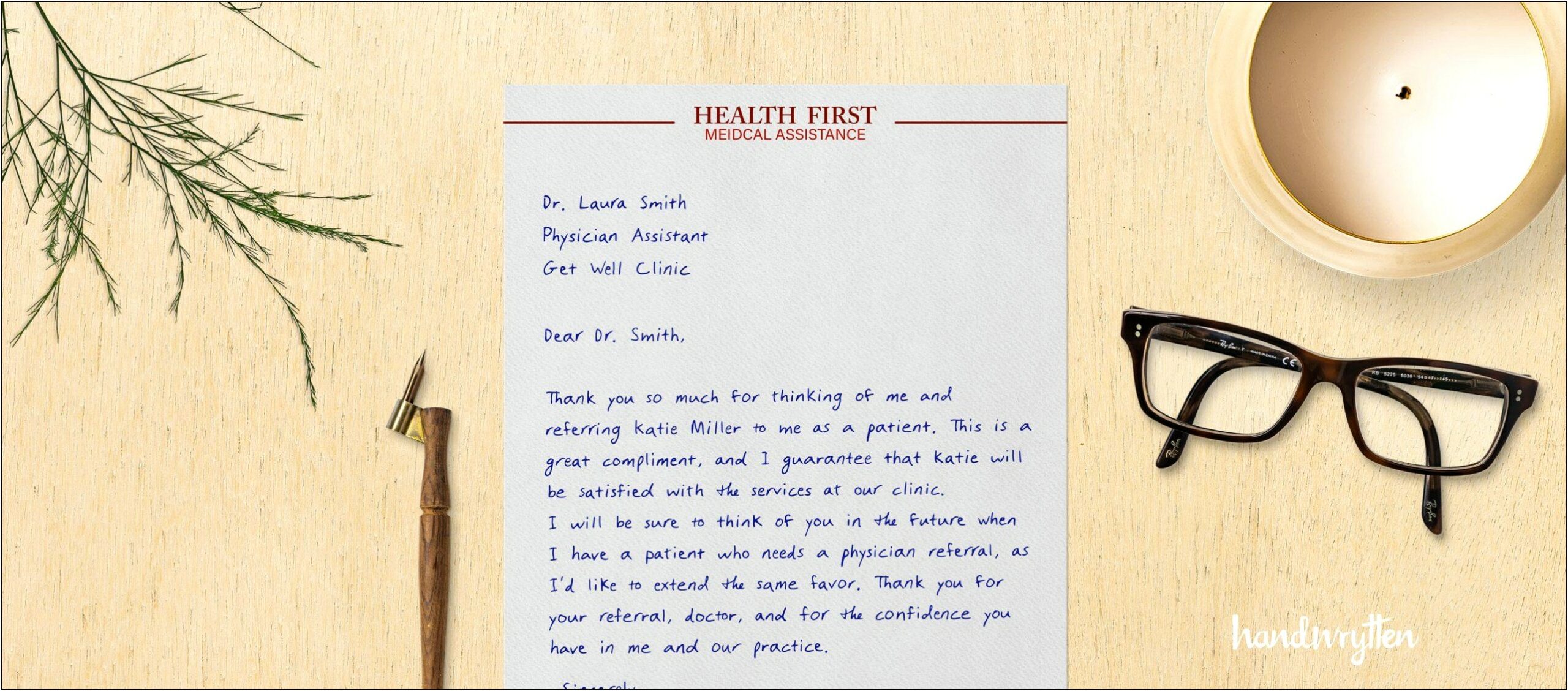 Template Of A Letter Of Doctor Appreciation