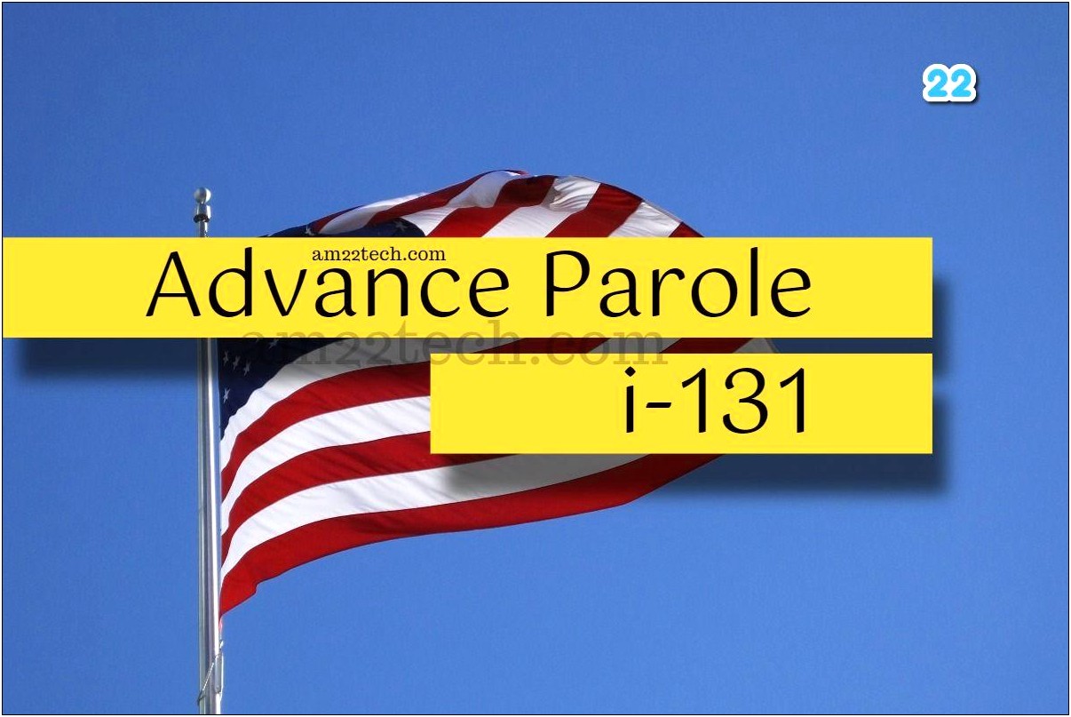 Template Of Letter For I131 Advance Parole