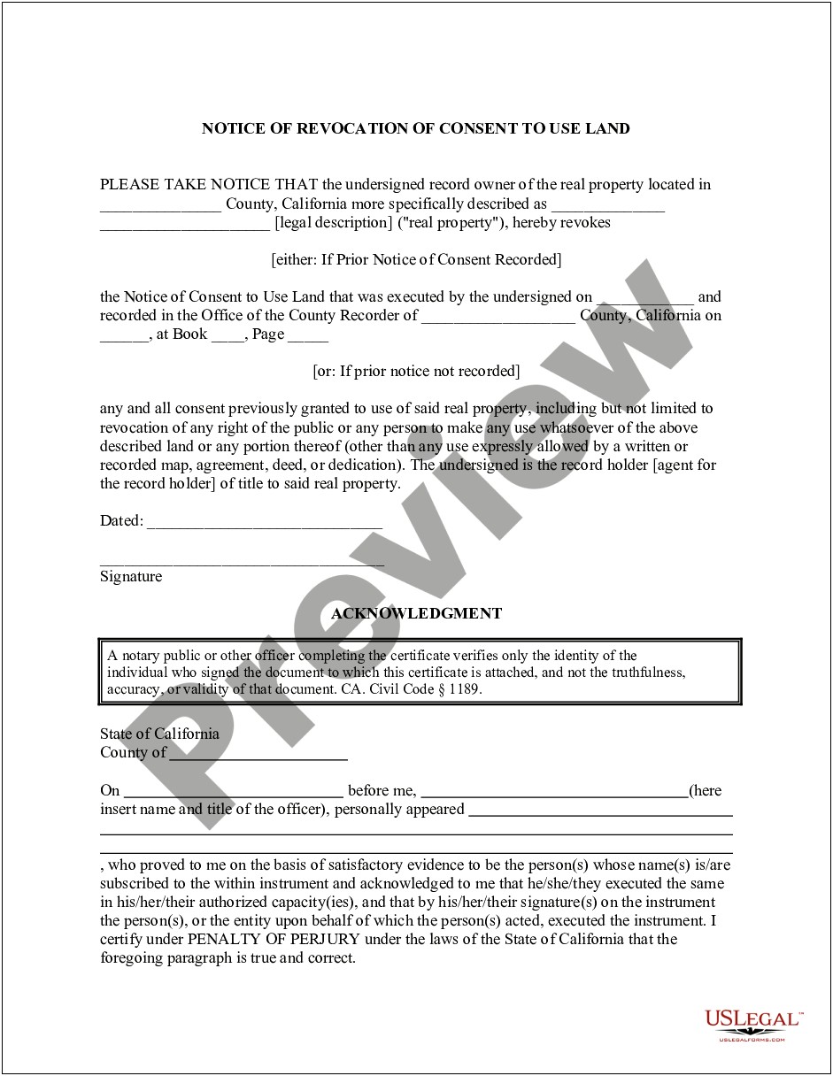 Template Of Letter To Record A Deed Notice