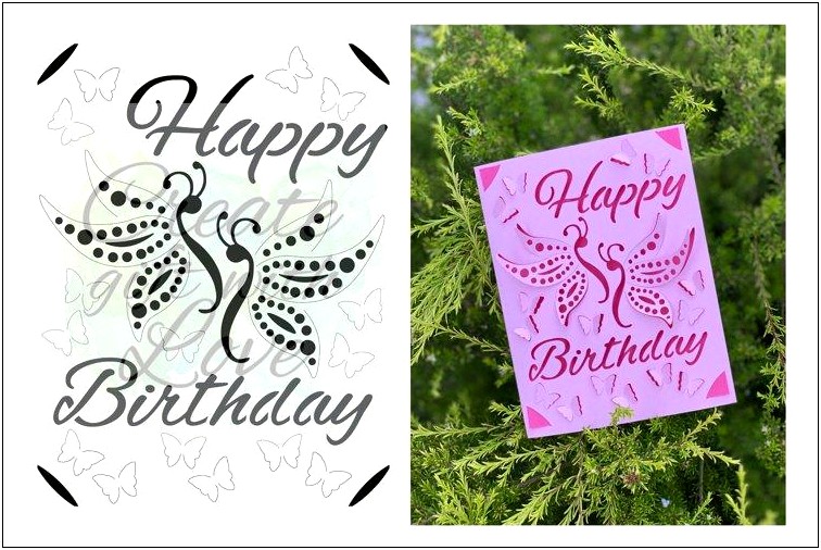 Template Pop Up Card Happy Birthday