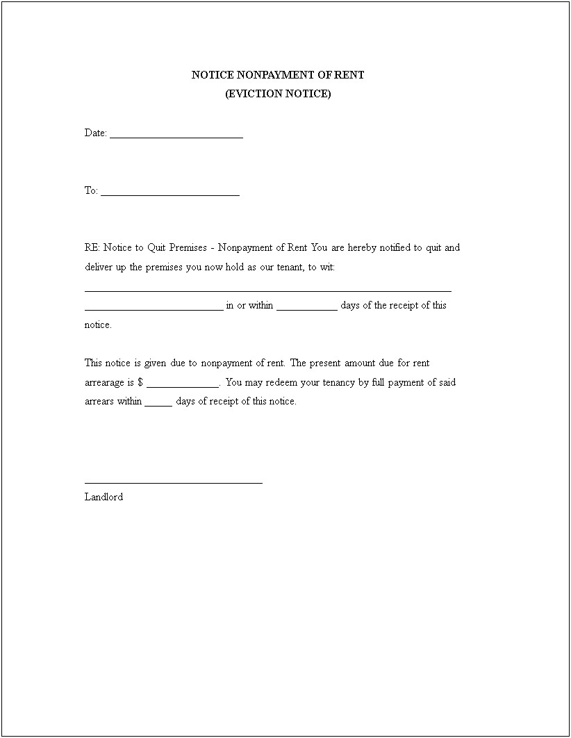 Template To Vacate Storage Unit Letter