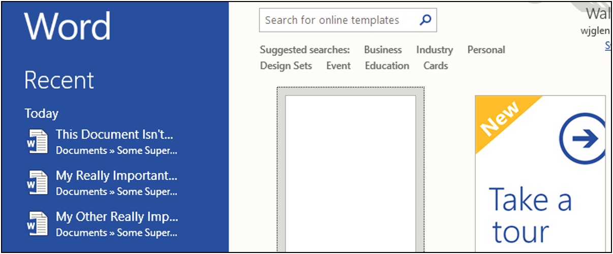 Templates And Add Ins Command Word 2016