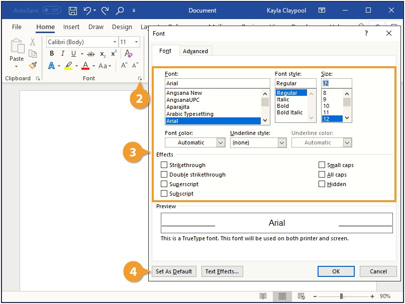 Templates And Add Ins Dialog Box Word 2010