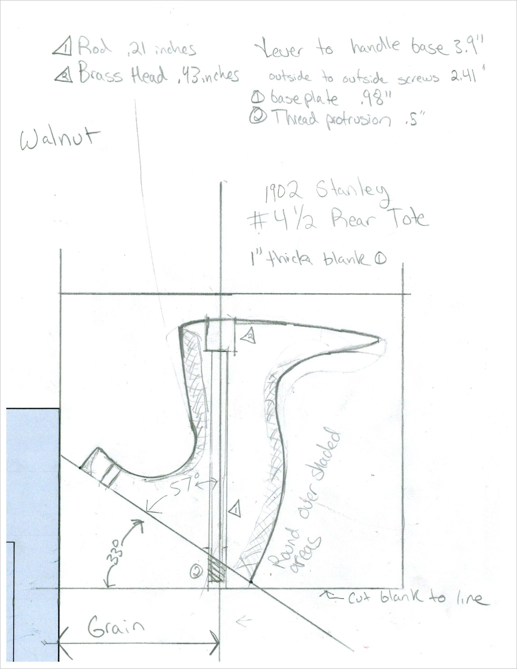 Templates For Closed Hand Plane Totes